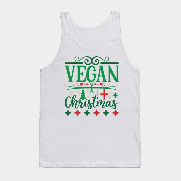 Vegan Christmas 2023, Vegan Christmas Gifts Tank Top by KindWanderer